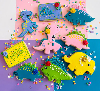 Dinosaur Birthday Cookie (2 Dozen)