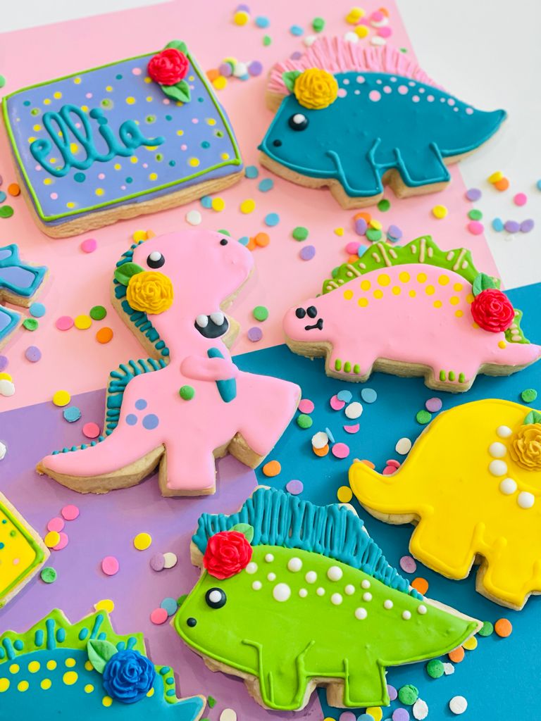 Dinosaur Birthday Cookie (2 Dozen)