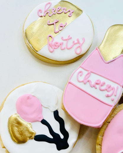 Make a wish and sparkle birthday cookies