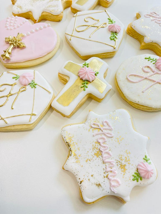 Baptism Sugar Cookies (2 Dozens)