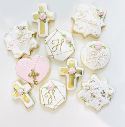 Baptism Sugar Cookies (2 Dozens)