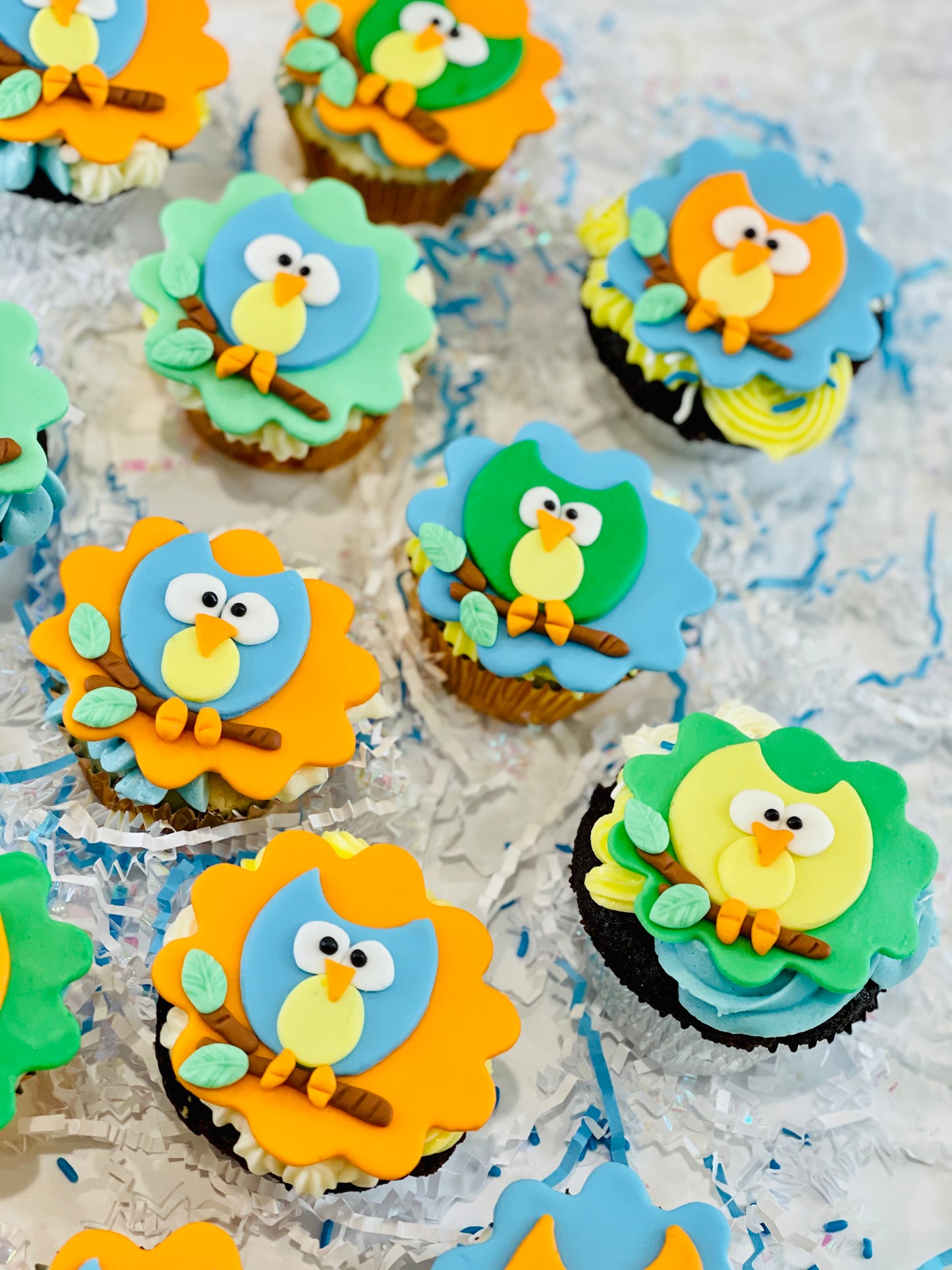 Owl theme Cupcakes