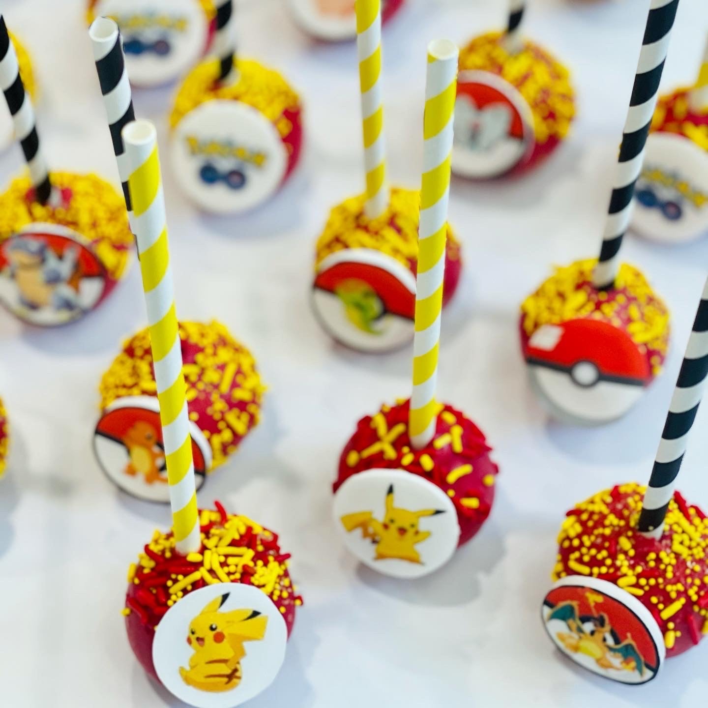 Pokemon cake pops